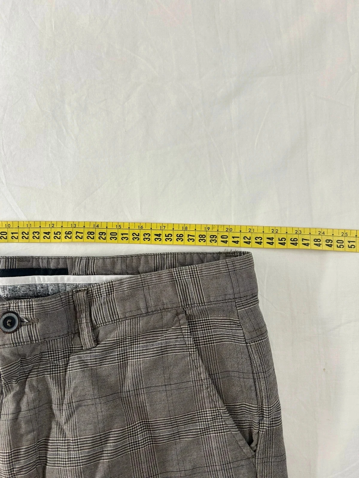 Zara man plaid chinos – photo 6